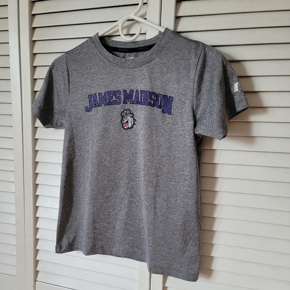 RUSSELL ATHLETIC Boys James Madison College T-Shirt, Size 8 - Picture 4 of 8